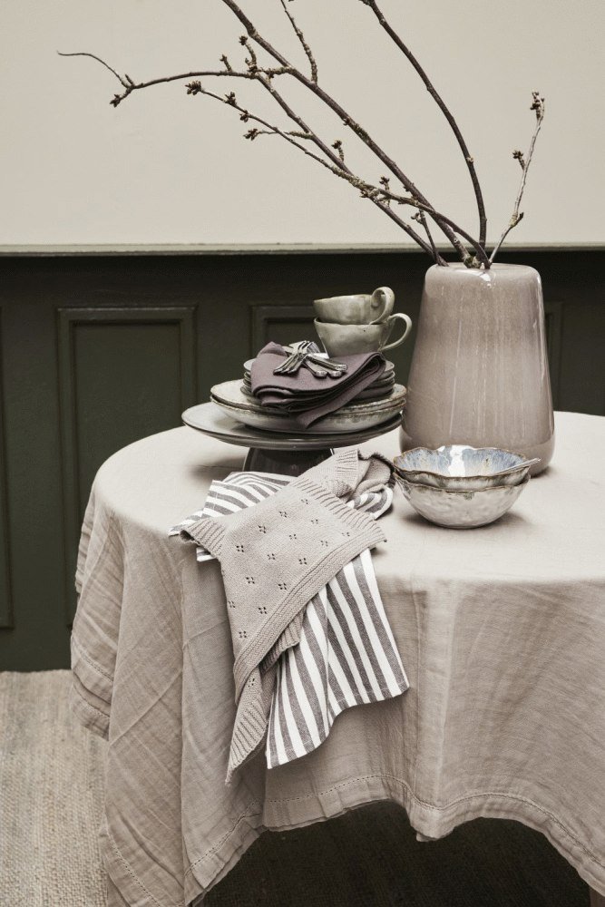 Lene Bjerre Josefine Vase H30 cm, Taupe