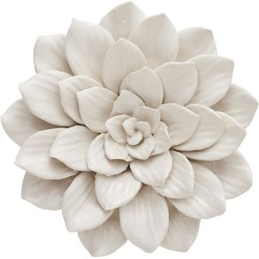 Lene Bjerre Floria Wanddekoration 17,7 cm, Weiß