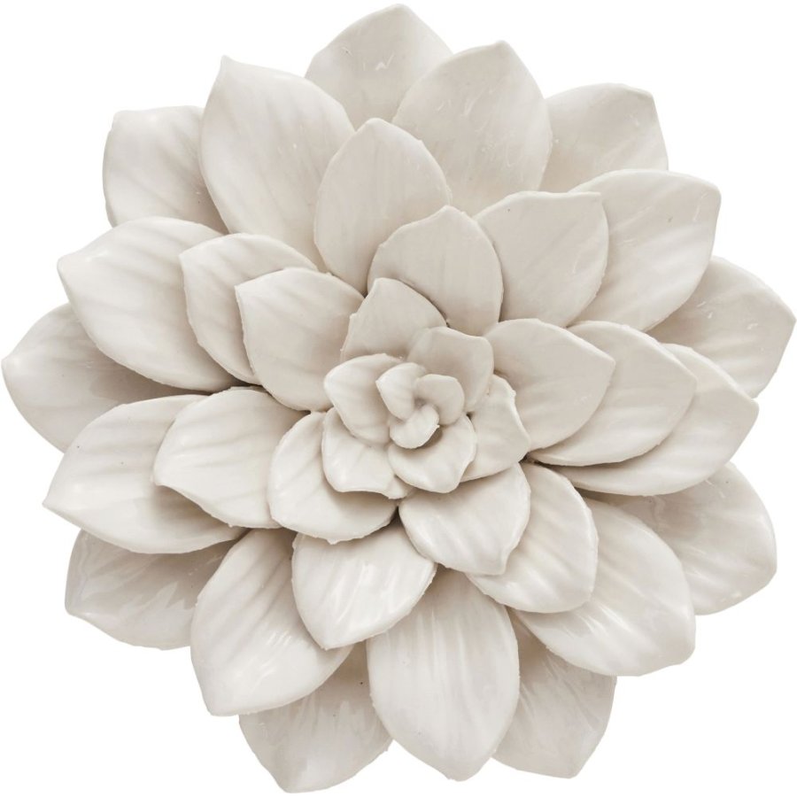 Lene Bjerre Floria Wanddekoration 17,7 cm, Weiß