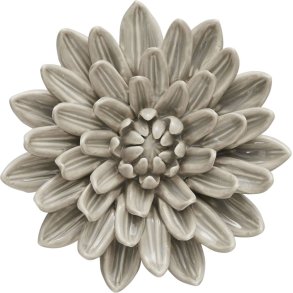 Lene Bjerre Floria Wanddekoration 13,2 cm, Grau