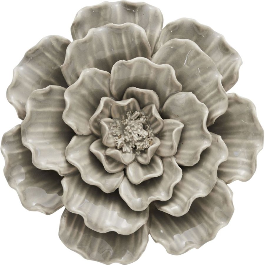 Lene Bjerre Floria Wanddekoration 13,5 cm, Grau