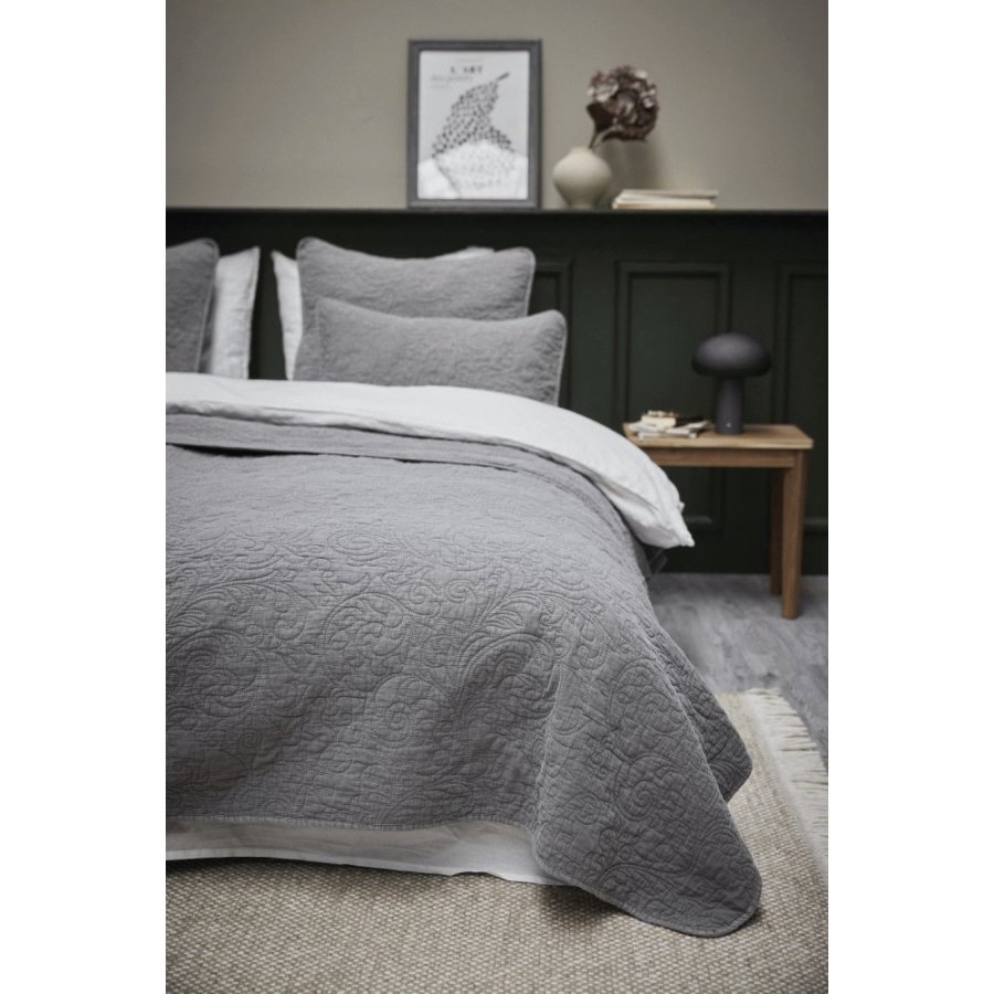 Lene Bjerre Isabelle Bettberwurf 240x260 cm, Grau