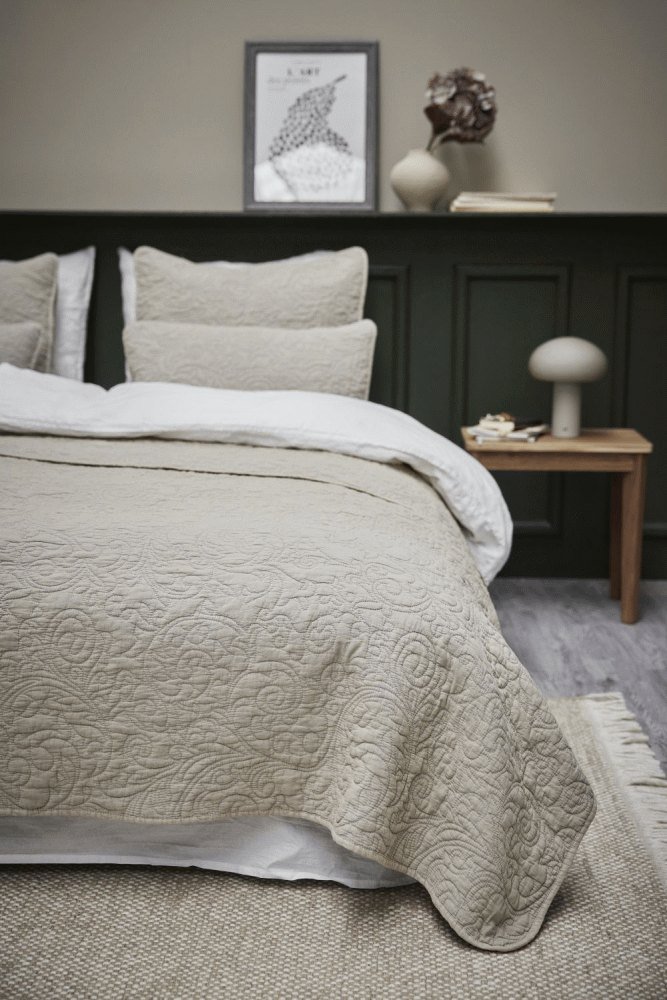 Lene Bjerre Isabelle Bettberwurf 240x260 cm, Sand