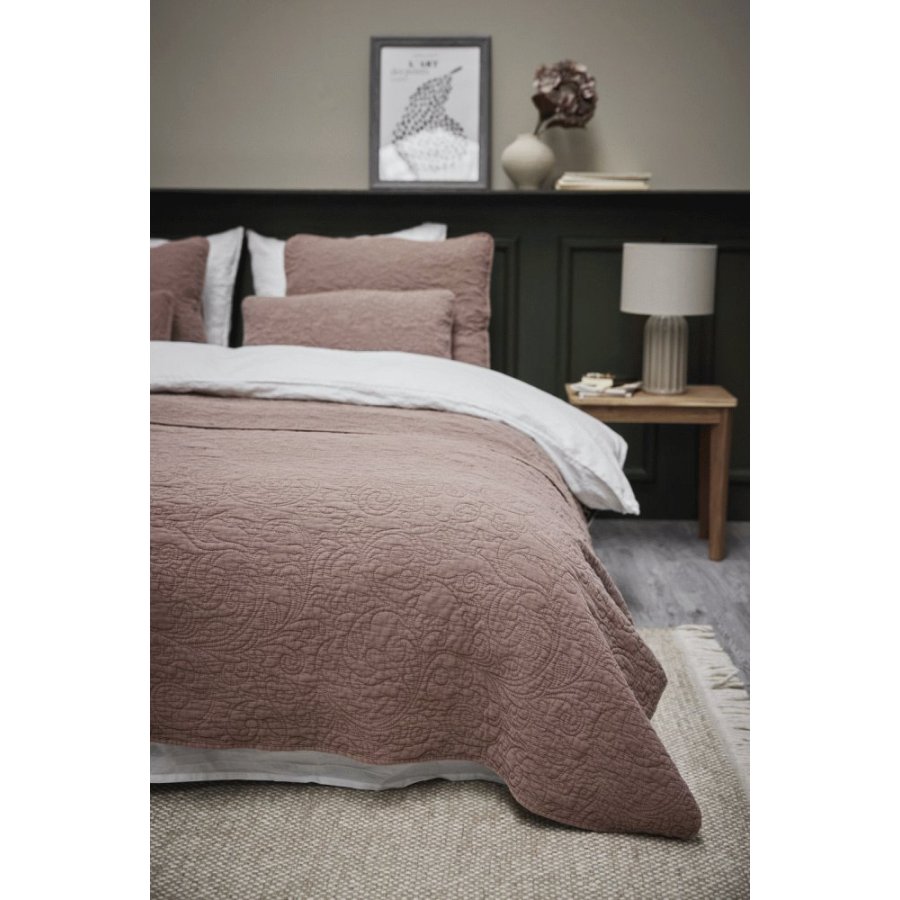 Lene Bjerre Isabelle Bettberwurf 240x260 cm, Rosa
