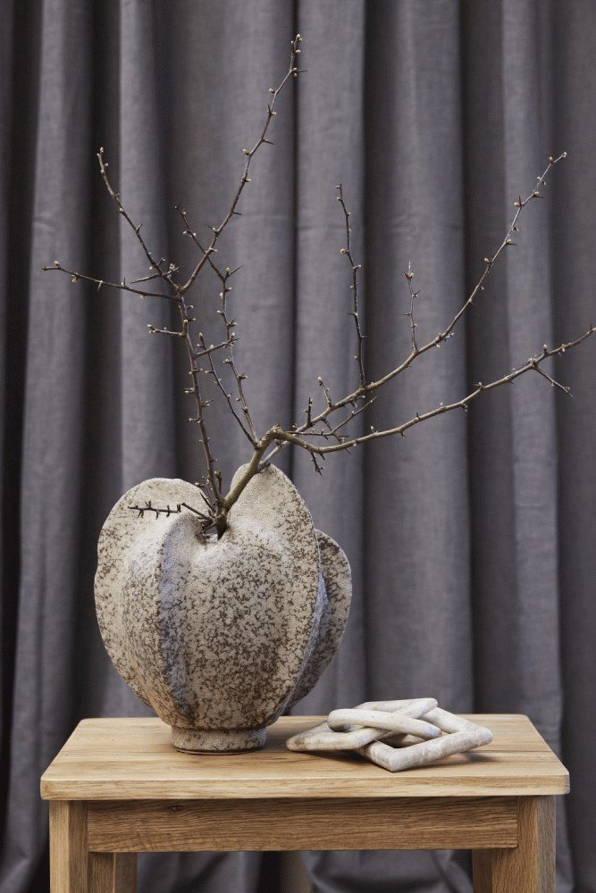 Lene Bjerre Hevenne Vase H26,5 cm, Sand