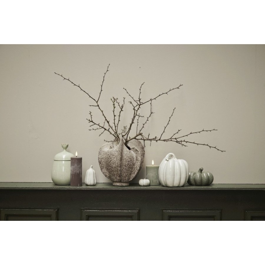 Lene Bjerre Helinna Deko Übertöpfe H22 cm, Staubiges Grün