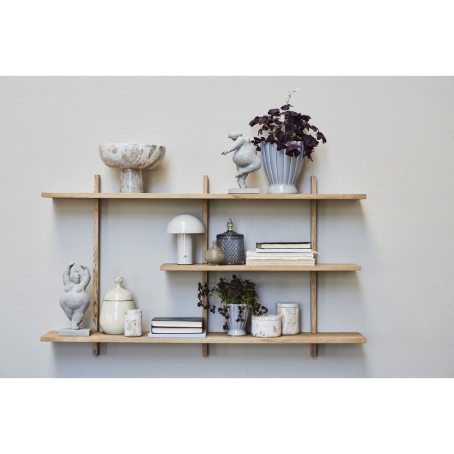 Lene Bjerre Helinna Deko Übertöpfe H22 cm, Staubiges Grün