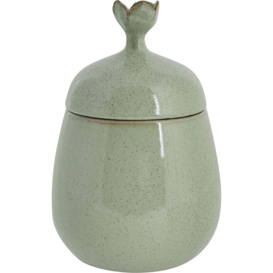 Lene Bjerre Helinna Deko Übertöpfe H22 cm, Staubiges Grün