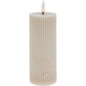 Lene Bjerre Lillia Stumpenkerze LED 6xH15 cm, Sand
