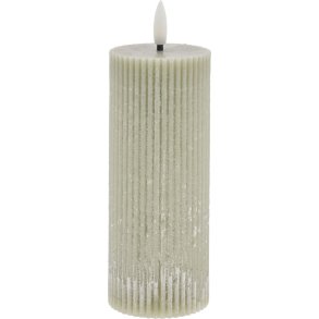 Lene Bjerre Lillia Stumpenkerze LED 6xH15 cm, Staubiges Grn