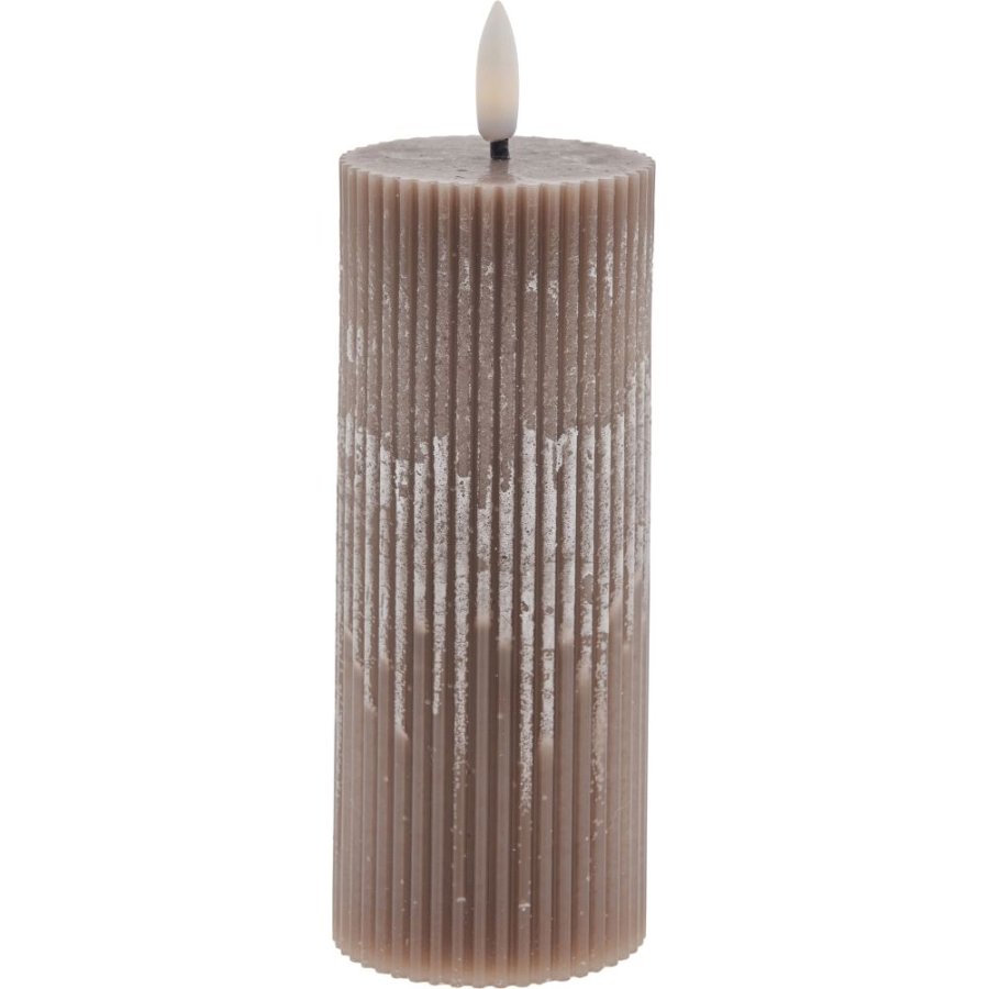 Lene Bjerre Lillia Stumpenkerze LED 6xH15 cm, Rosa