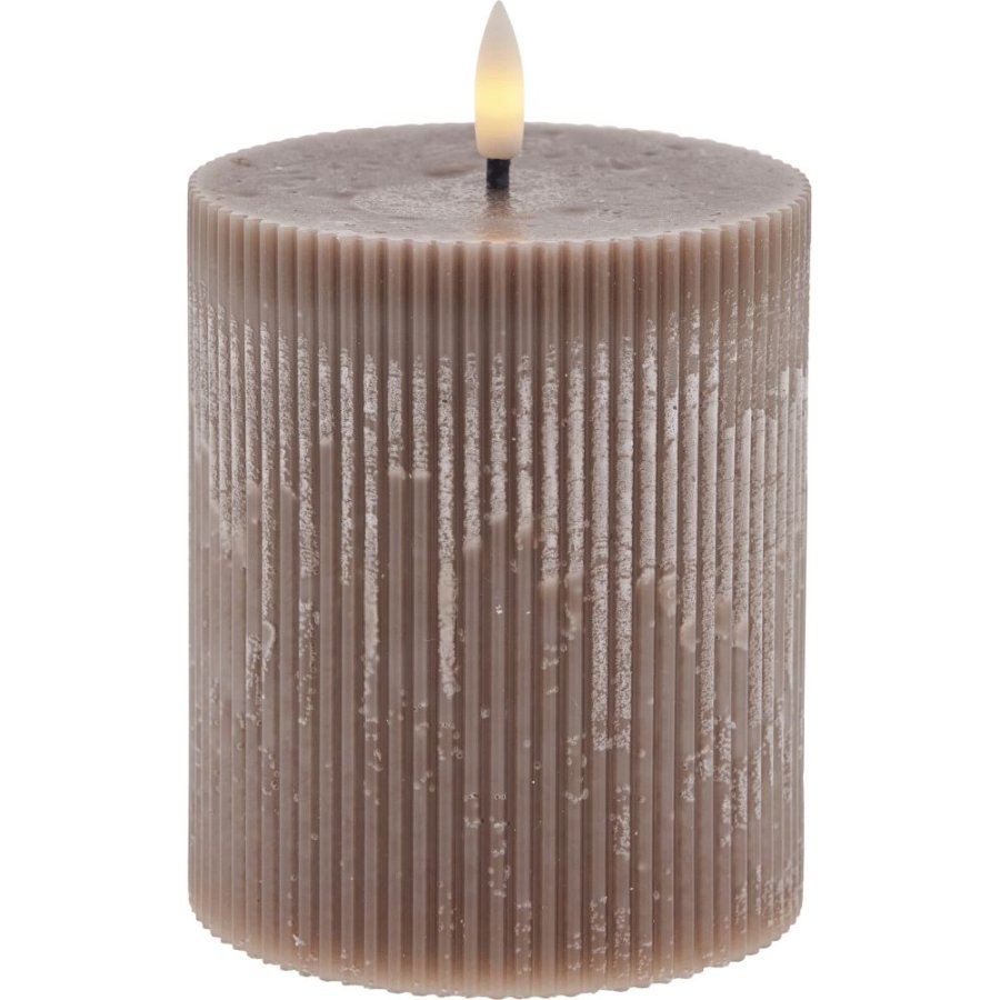 Lene Bjerre Lillia Stumpenkerze LED 10xH12 cm, Rosa