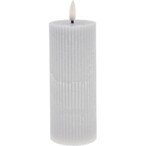 Lene Bjerre Lillia Stumpenkerze LED 6xH15 cm, Grau