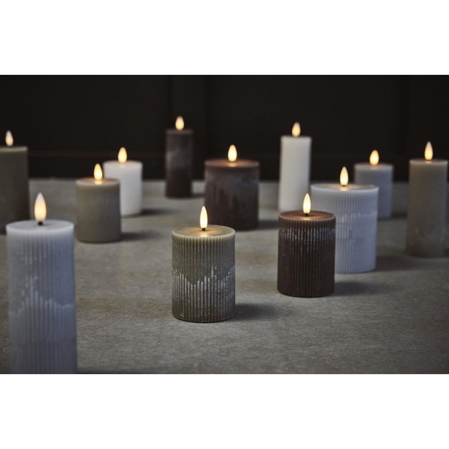 Lene Bjerre Lillia Stumpenkerze LED 6xH15 cm, Rosa