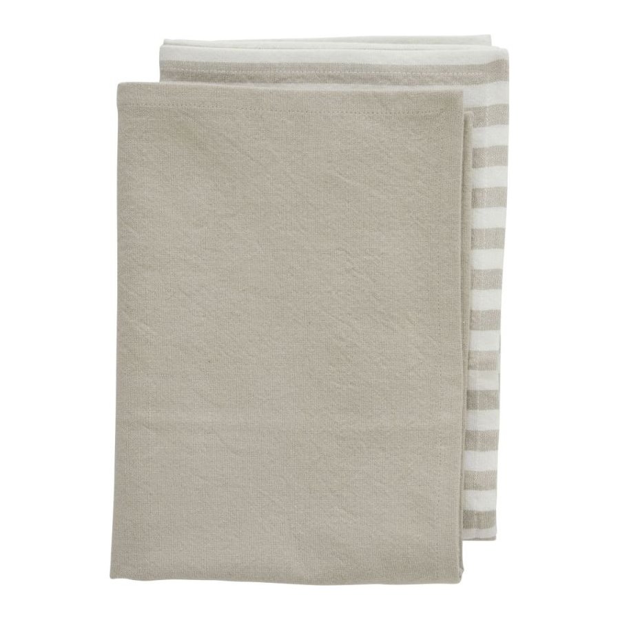 Lene Bjerre Estrille Geschirrtuch 2er Set 50x70 cm, Sand