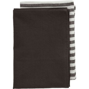 Lene Bjerre Estrille Geschirrtuch 2er Set 50x70 cm, Braun