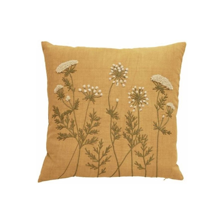 Lene Bjerre Emilde Kissenbezug 50x50 cm, Ocker