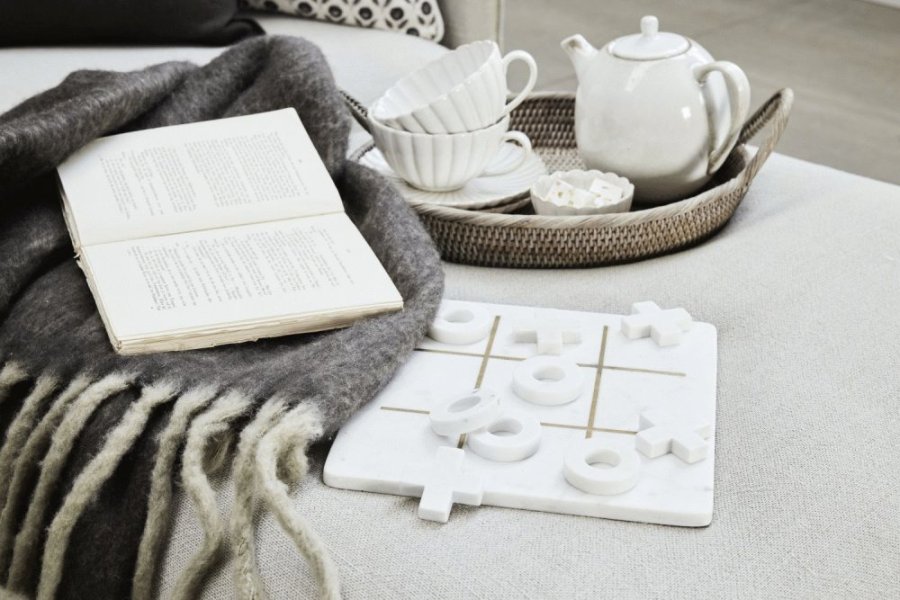 Lene Bjerre Essia Decke 130x170 cm, Braun