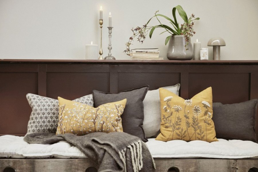 Lene Bjerre Nessina Akku-Tischlampe H19 cm, Braun