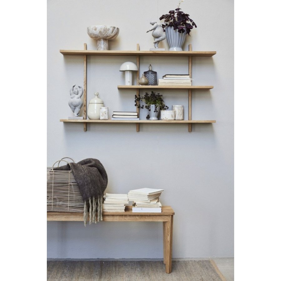 Lene Bjerre Nessina Akku-Tischlampe H19 cm, Staubiges Grün