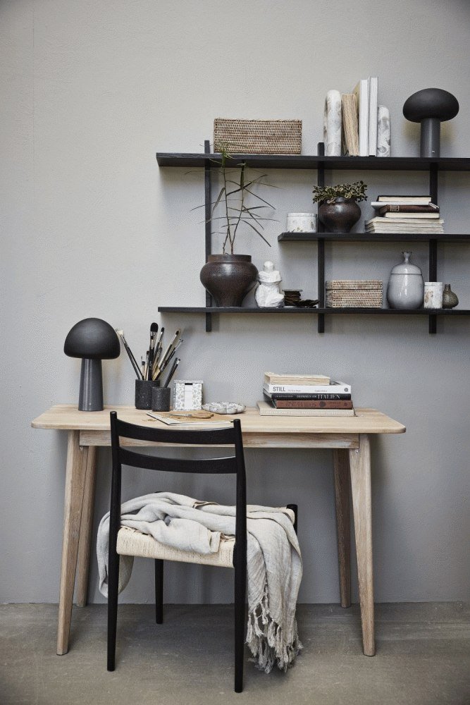 Lene Bjerre Nellie Akku-Tischlampe H33 cm, Dunkelgrau