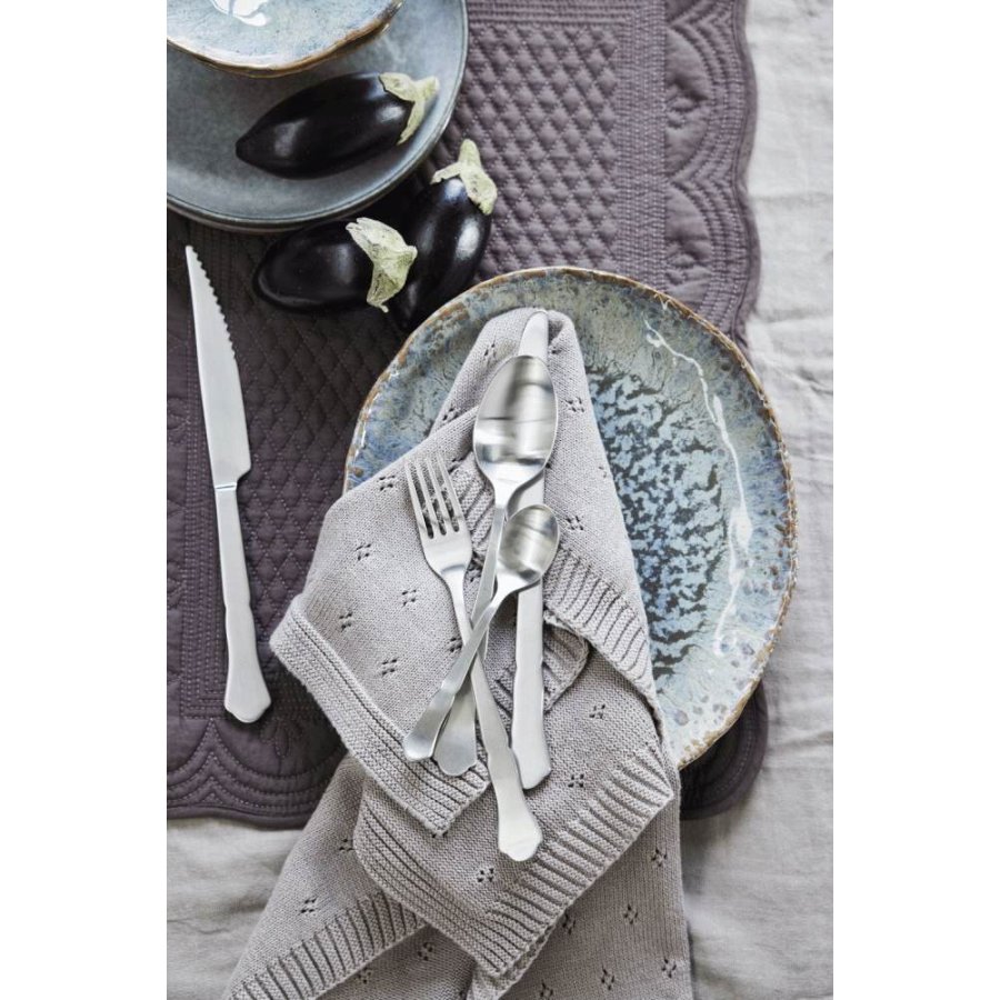 Lene Bjerre Caia Spültuch 2er Set 28x28 cm, Taupe