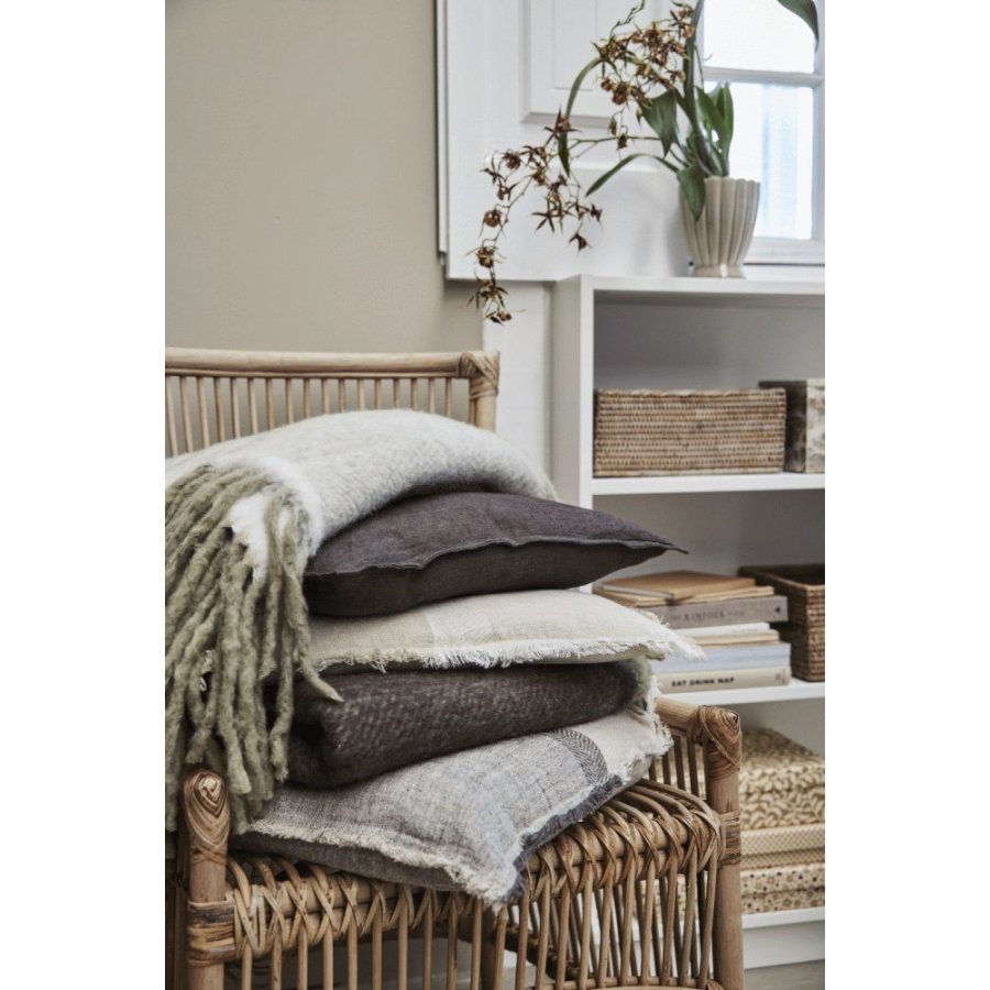 Lene Bjerre Efina Kissenbezug 60x40 cm, Braun