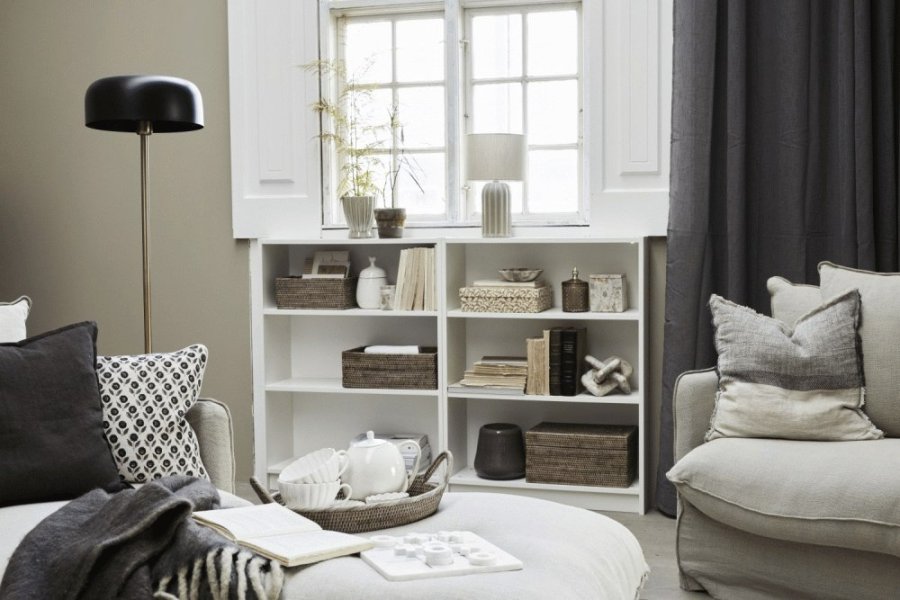 Lene Bjerre Efilia Kissenbezug 60x40 cm, Cremefarben