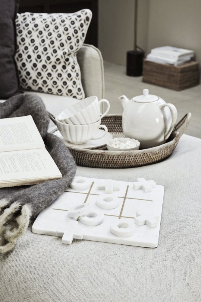 Lene Bjerre Efilia Kissenbezug 60x40 cm, Cremefarben