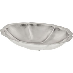 Lene Bjerre Philine Servierplatte 19,5x25,5 cm, Silberfarbenes Finish