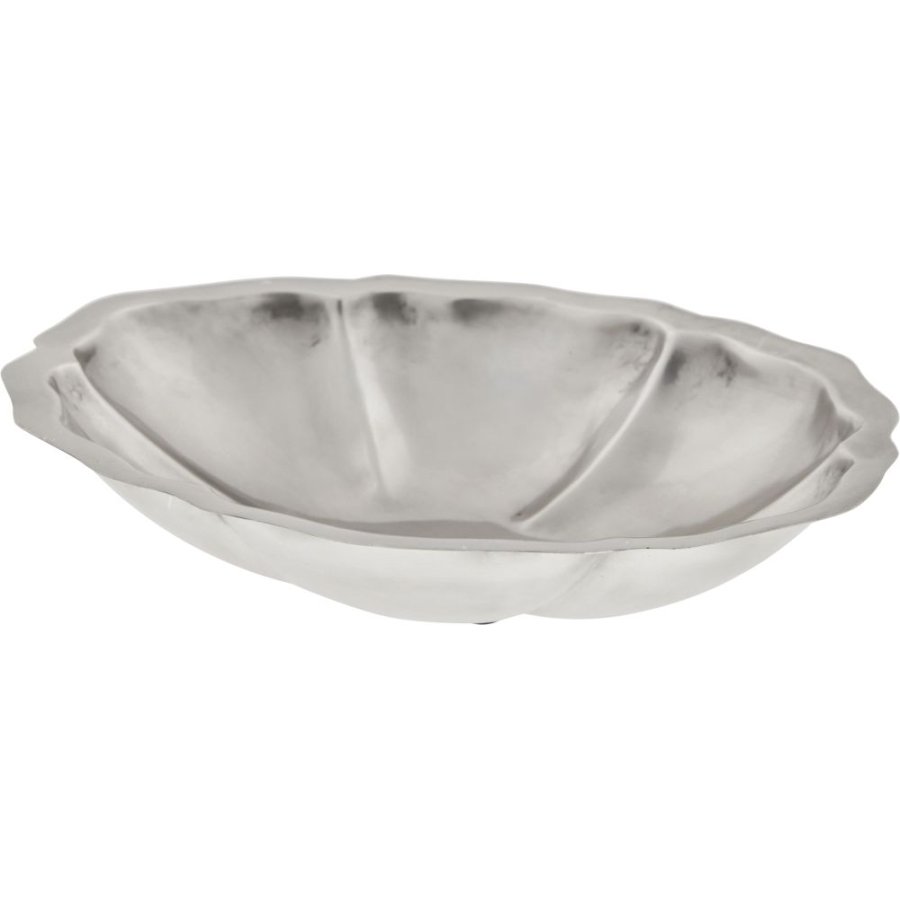 Lene Bjerre Philine Servierplatte 19,5x25,5 cm, Silberfarbenes Finish