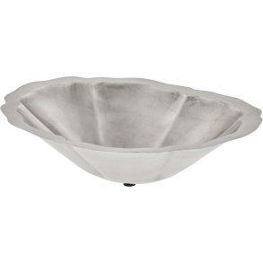 Lene Bjerre Philine Servierplatte 17x22,5 cm, Silberfarbenes Finish