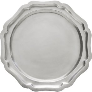 Lene Bjerre Philine Teller 31 cm, Silberfarbenes Finish