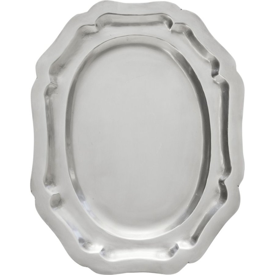 Lene Bjerre Philine Servierplatte 18,5x24 cm, Silberfarbenes Finish