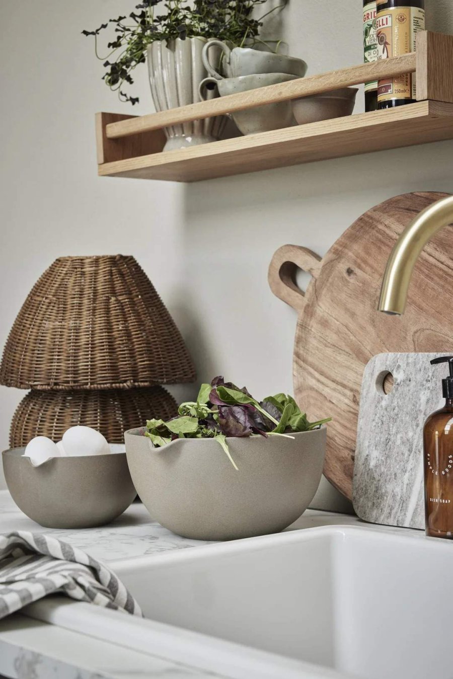 Lene Bjerre Ellie Wandregal 61 cm, Eiche