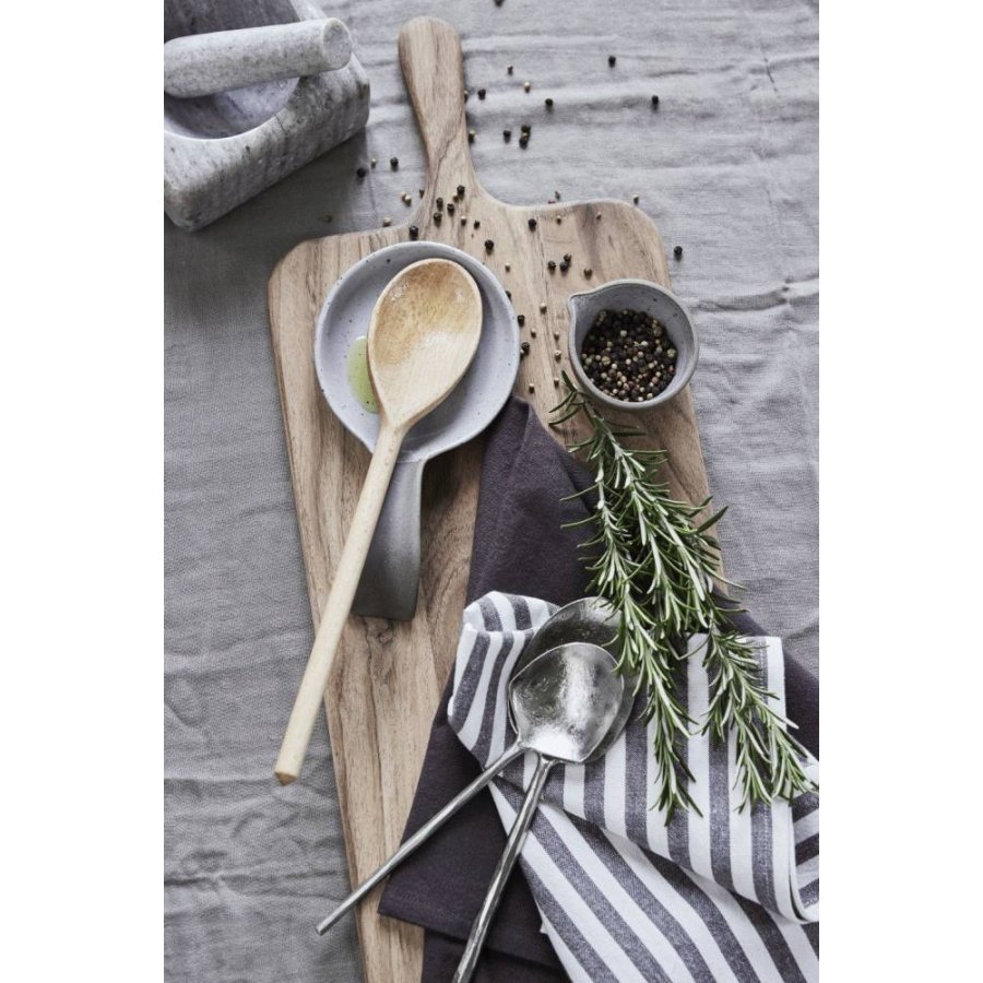 Lene Bjerre Demilla Salatbesteck 2-teilig 28 cm, Silberfarbenes Finish