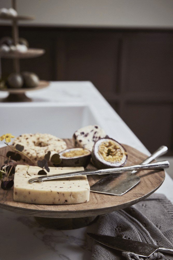 Lene Bjerre Demilla Käsemesser 3-teilig, Silberfarbenes Finish