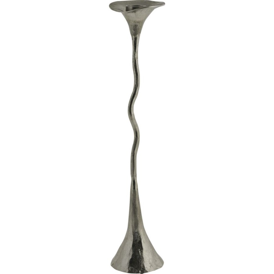 Lene Bjerre Cala Kerzenhalter H35 cm, Silberfarbenes Finish