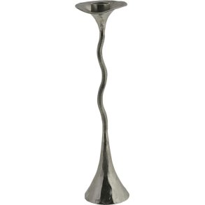 Lene Bjerre Cala Kerzenhalter H27 cm, Silberfarbenes Finish