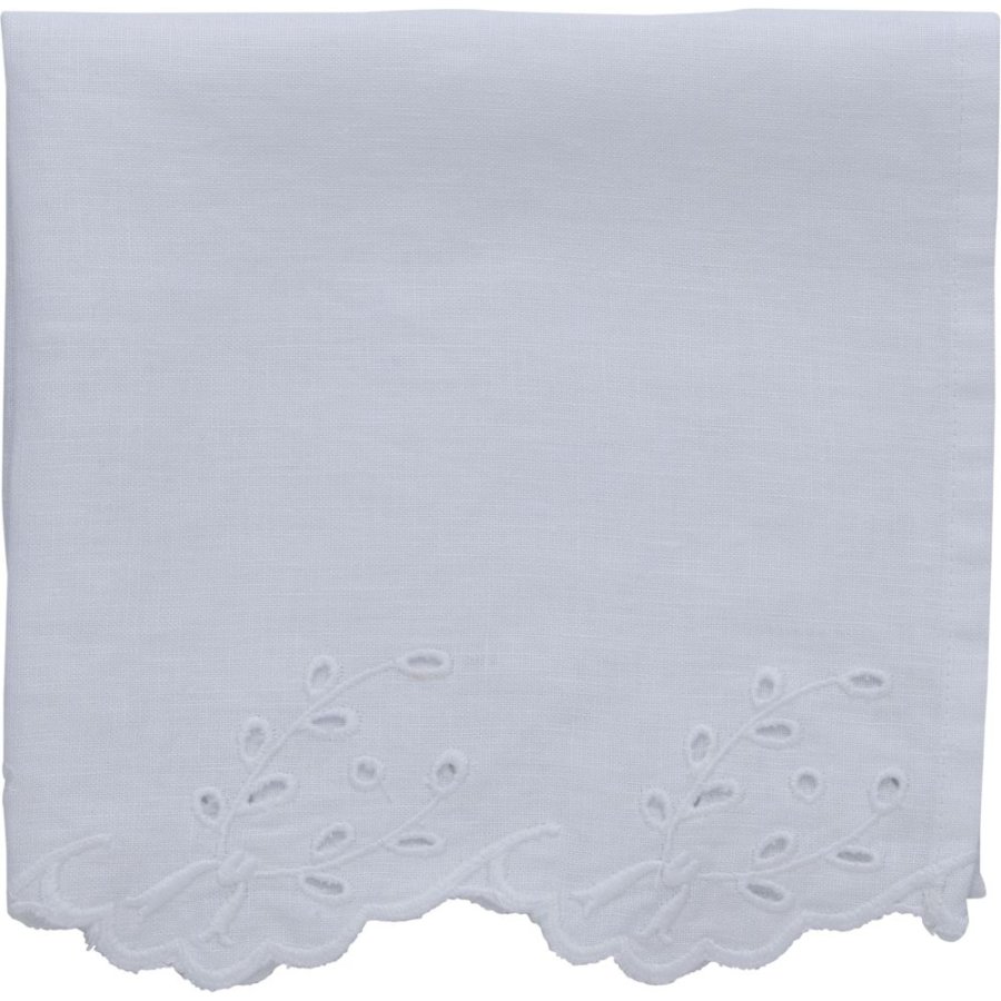 Lene Bjerre Anglaise Stofserviet 45x45 cm, Hvid