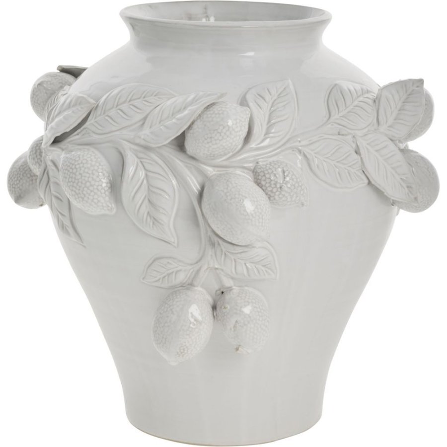 Lene Bjerre Limone Vase H29 cm, Hvid