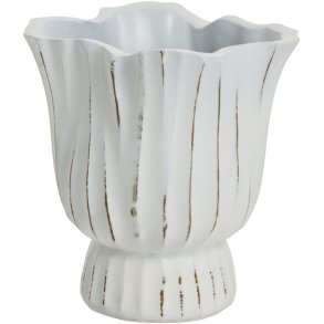 Lene Bjerre Palazzo Urtepotteskjuler H15 cm, Hvid