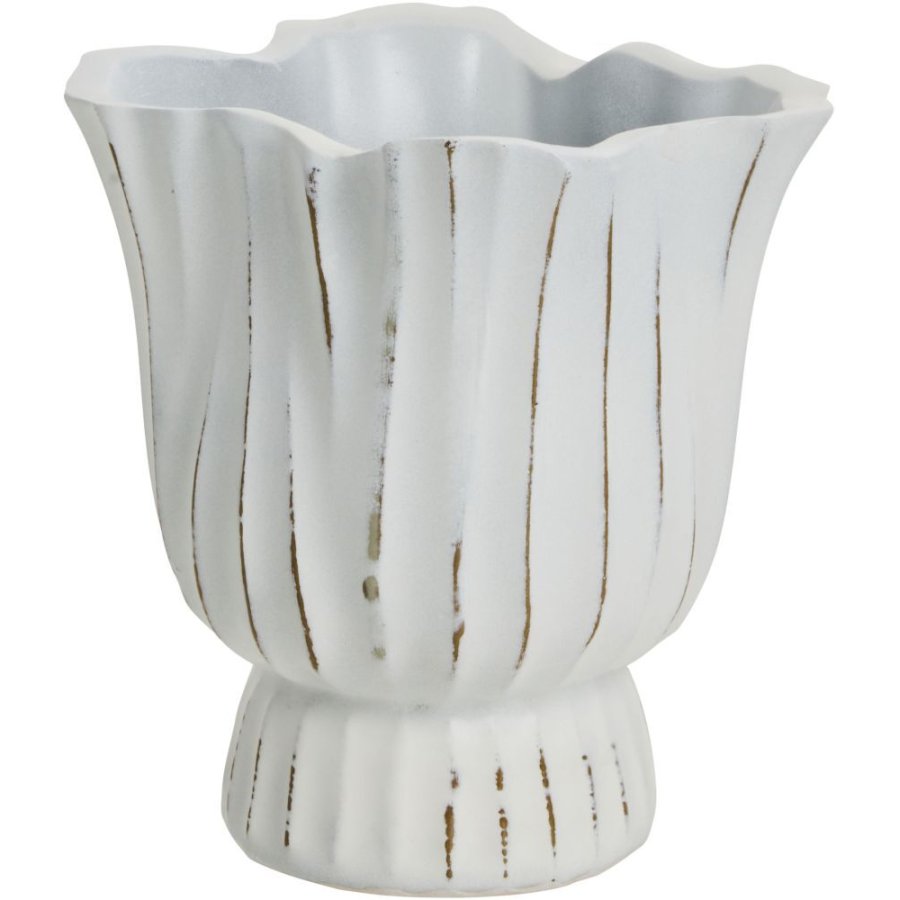 Lene Bjerre Palazzo Urtepotteskjuler H15 cm, Hvid