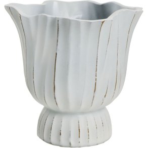 Lene Bjerre Palazzo Urtepotteskjuler H19 cm, Hvid