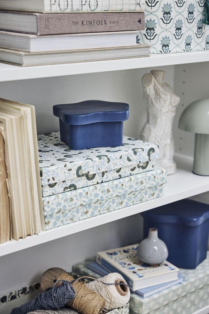 Lene Bjerre Brime Topf mit Deckel H8 cm, Blau