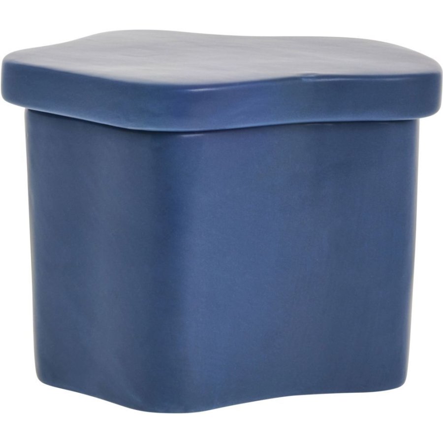 Lene Bjerre Brime Topf mit Deckel H15 cm, Blau
