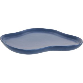 Lene Bjerre Brime Platte 24x25 cm, Blau