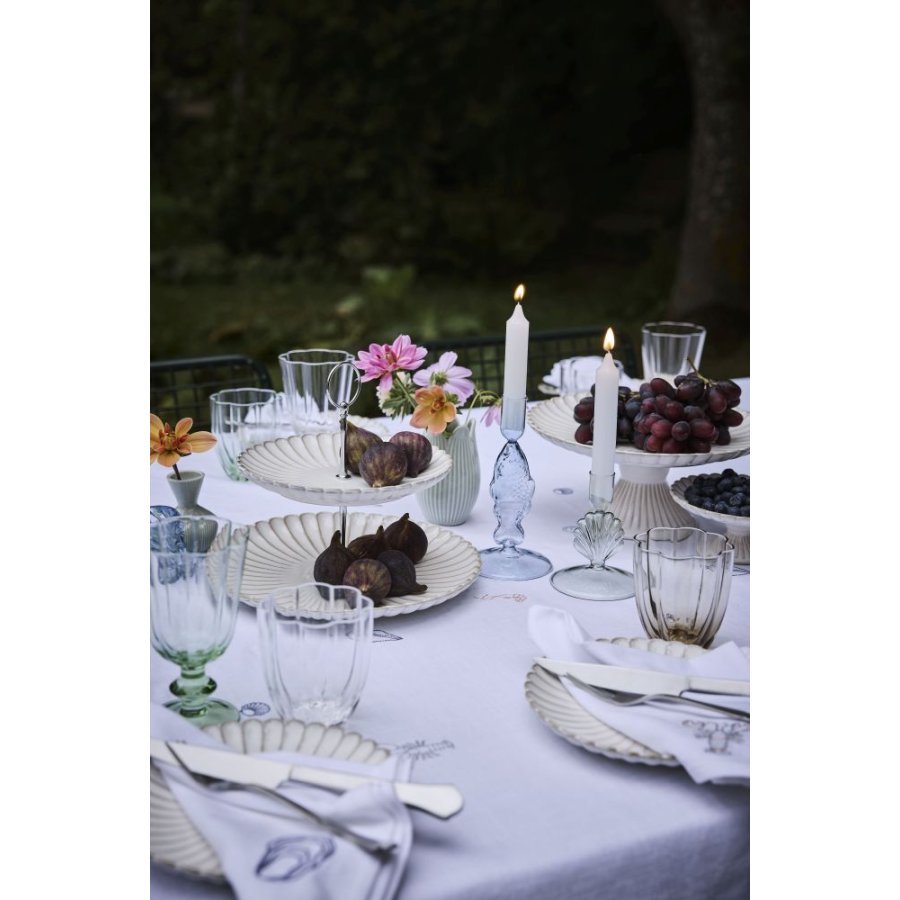 Lene Bjerre Floretta Vandglas 26 cl, Taupe