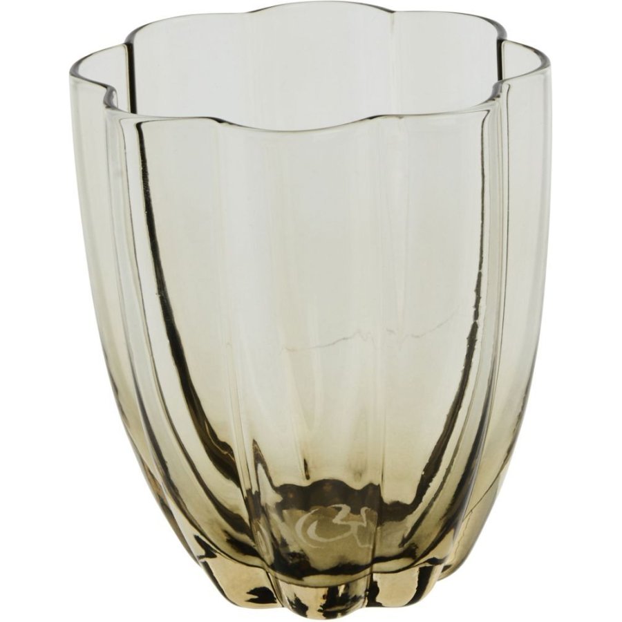 Lene Bjerre Floretta Vandglas 26 cl, Taupe