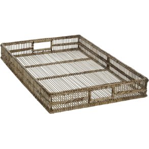 Lene Bjerre Nille Tablett 60 cm, Rattan/Bambus